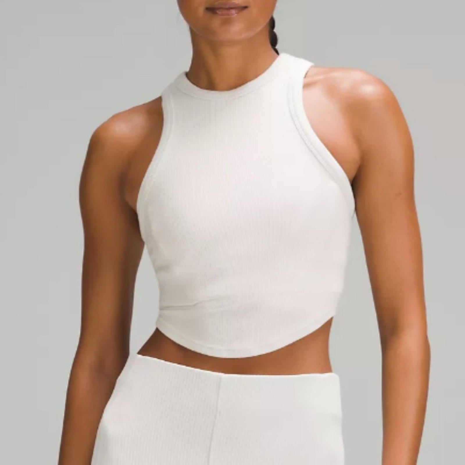 6561 NWT LululemonHold Tight Cropped Tank Top Sz 12 ** SOLD OUT