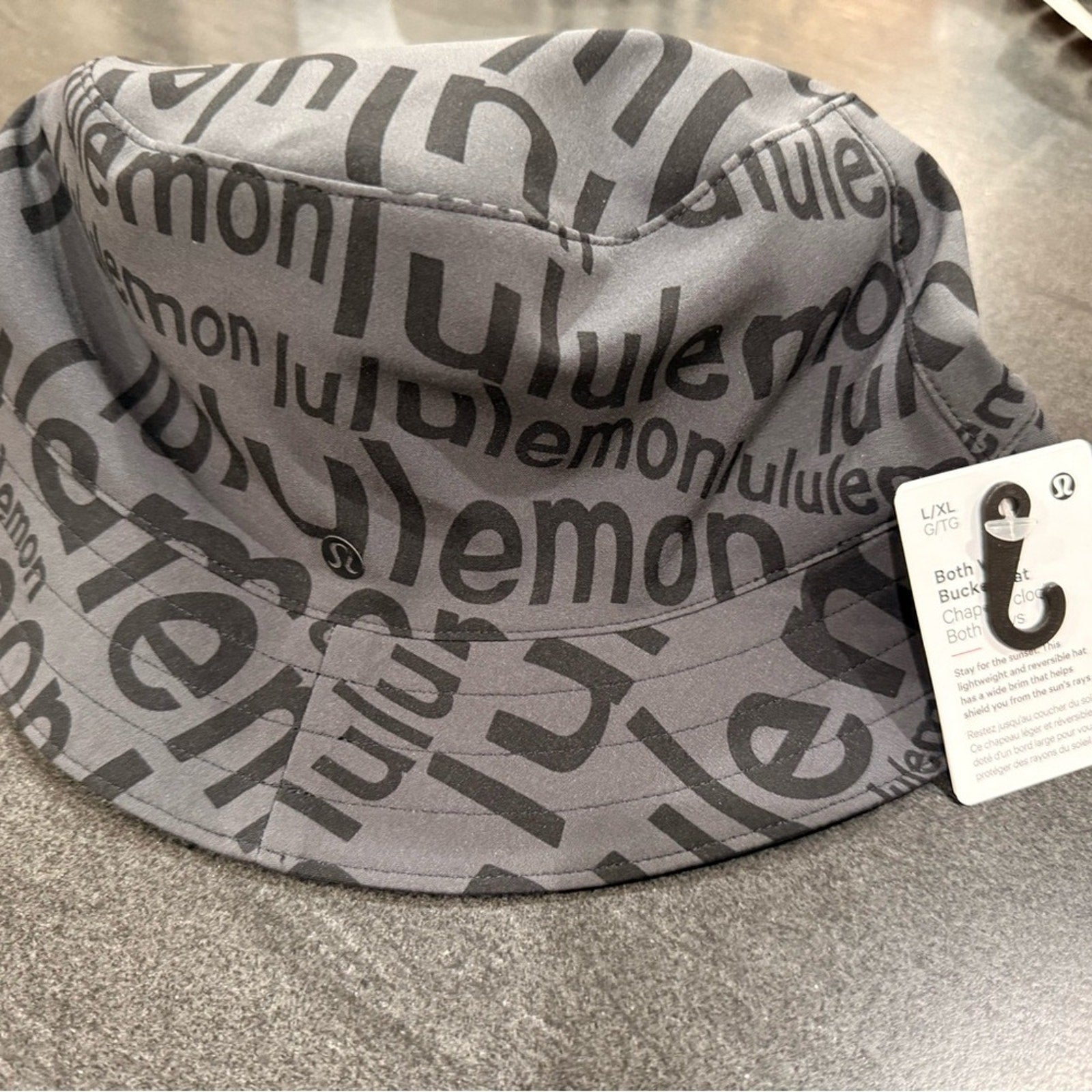 (6894) NWT LULULEMON BOTH WAYS BUCKET HAT - L