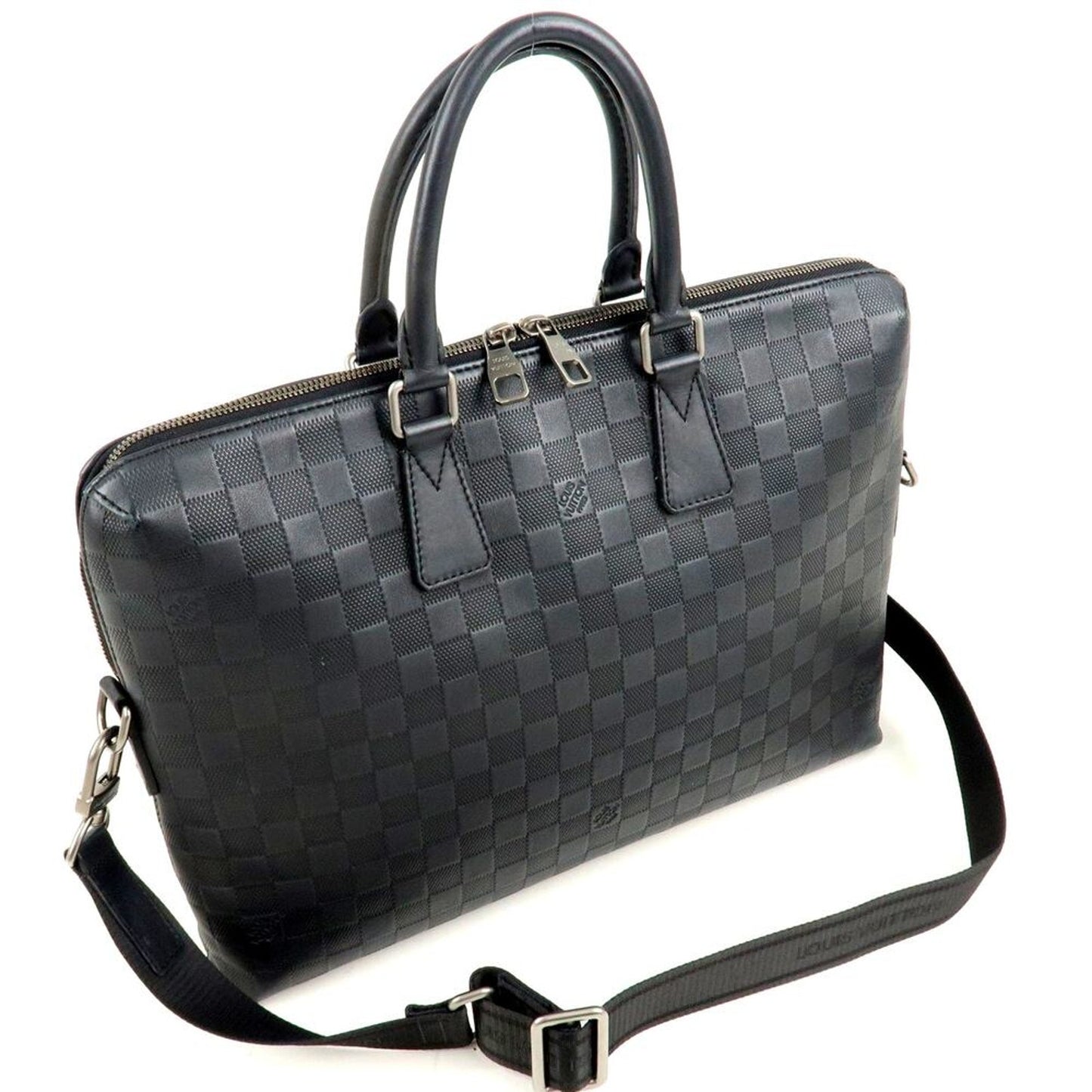 💎✨Authentic✨💎Louis Vuitton Damier Infini Porte Documents Jour Noir