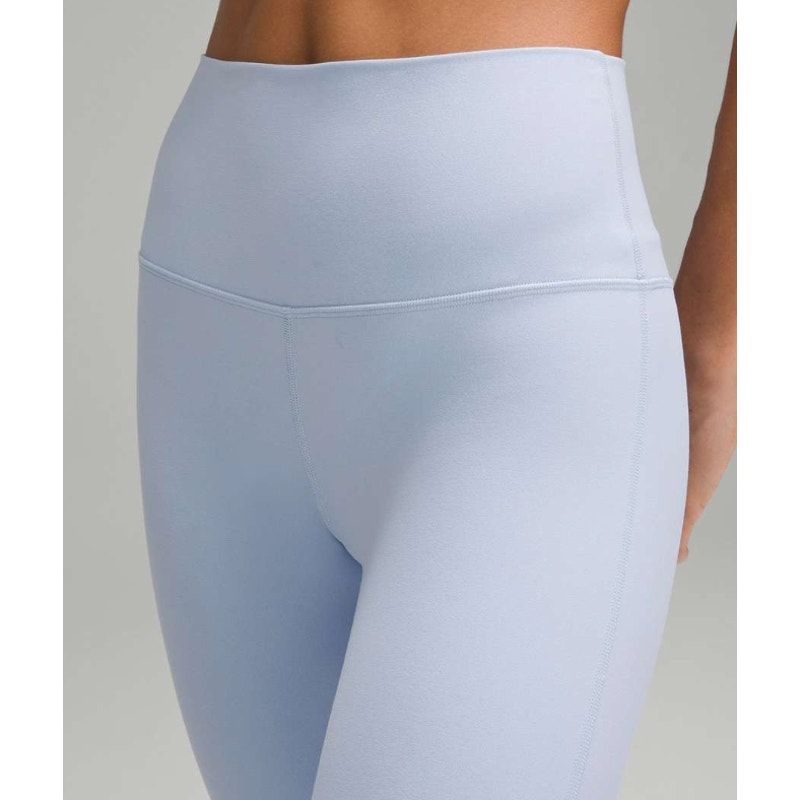 6826 LULULEMON Align High-Rise Pant 28" Blue Linen in Sz 12 *LOVED
