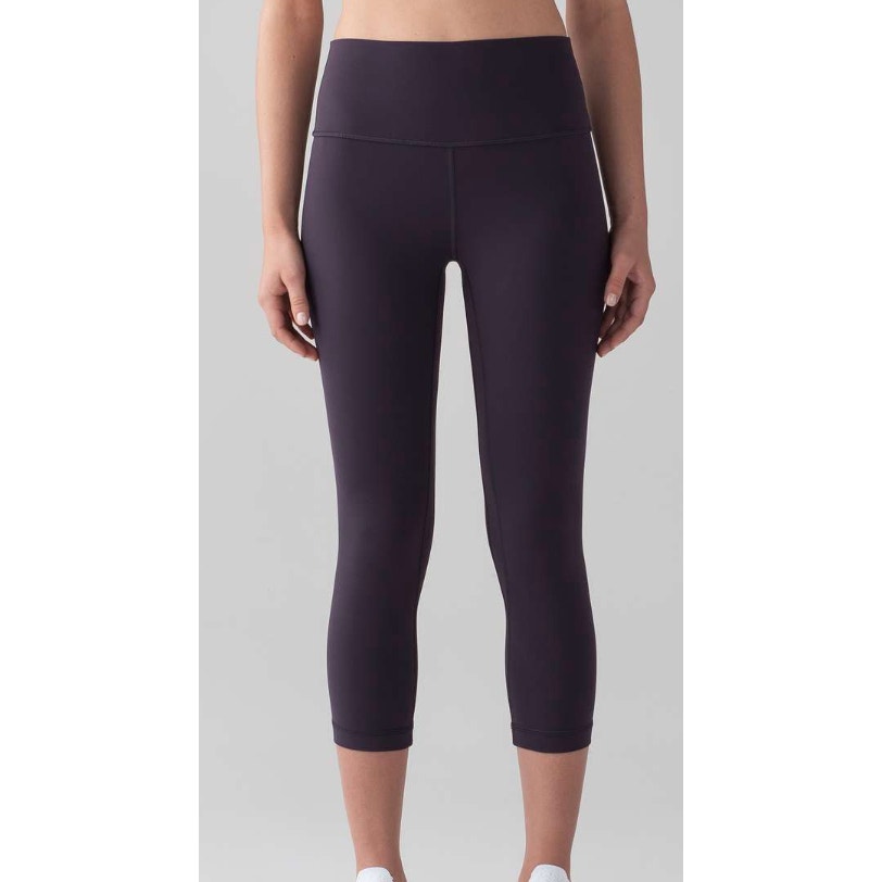 6480 LULULEMON Align Crop *19 in BLACK in Sz 12 *LOVED