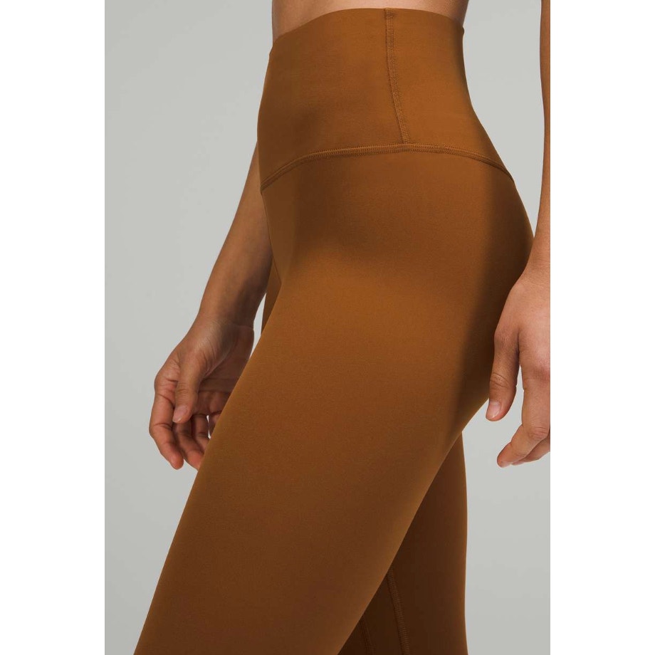 0303 Lululemon Align High-Rise Pant 25" Copper Brown Sz 4 *LOVED