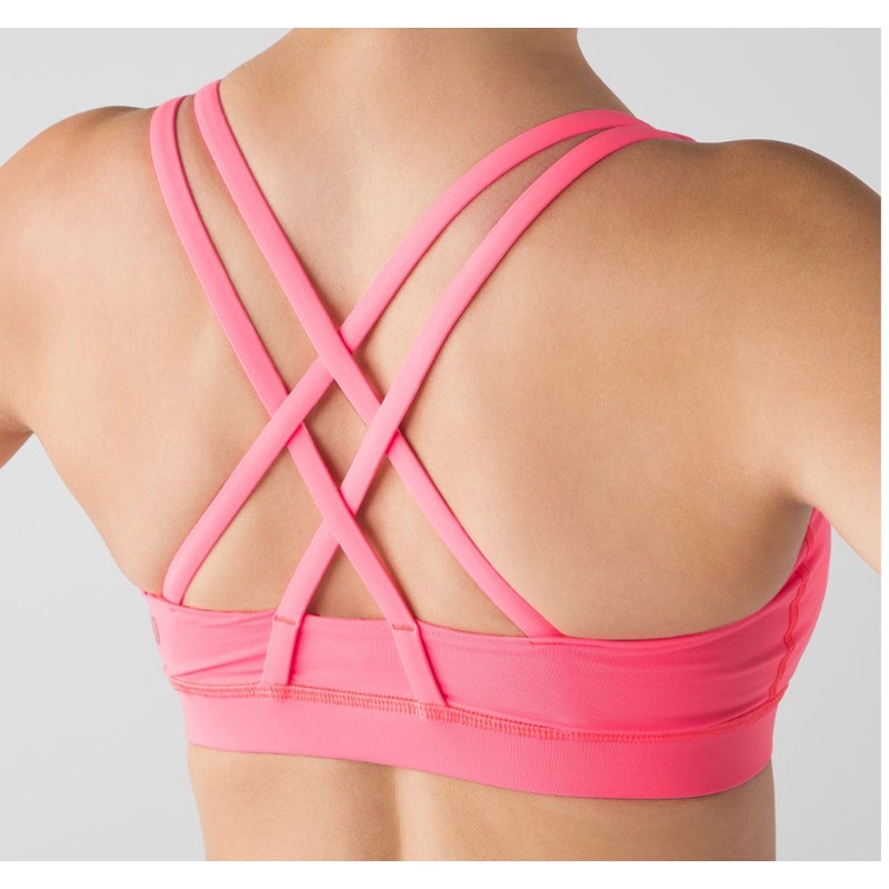 62 - Lululemon Energy Bra *Long Line White sz 10