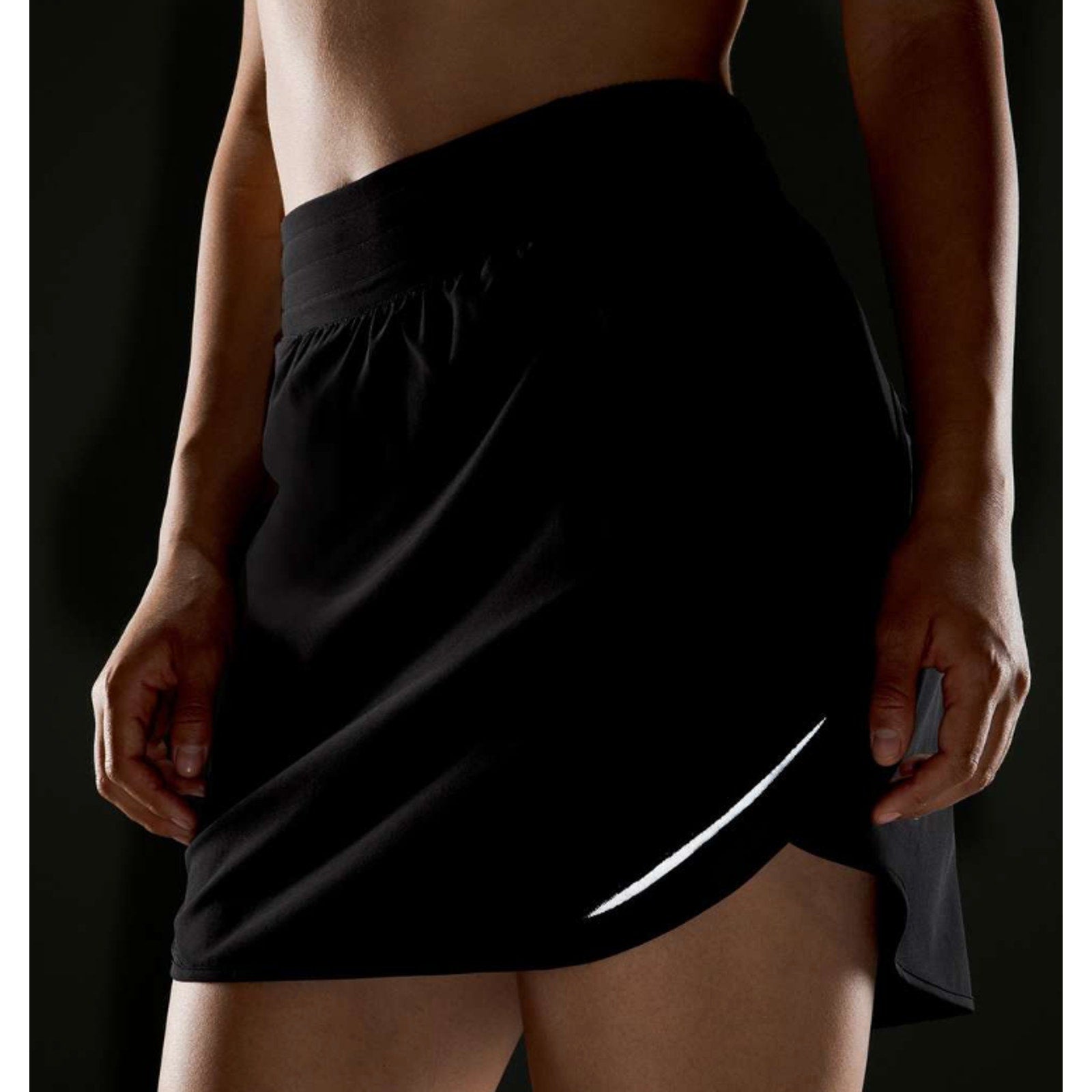 6577 - NWT Lululemon Hotty Hot Hotty Hot High-Rise Skirt *Long Black Sz 4
