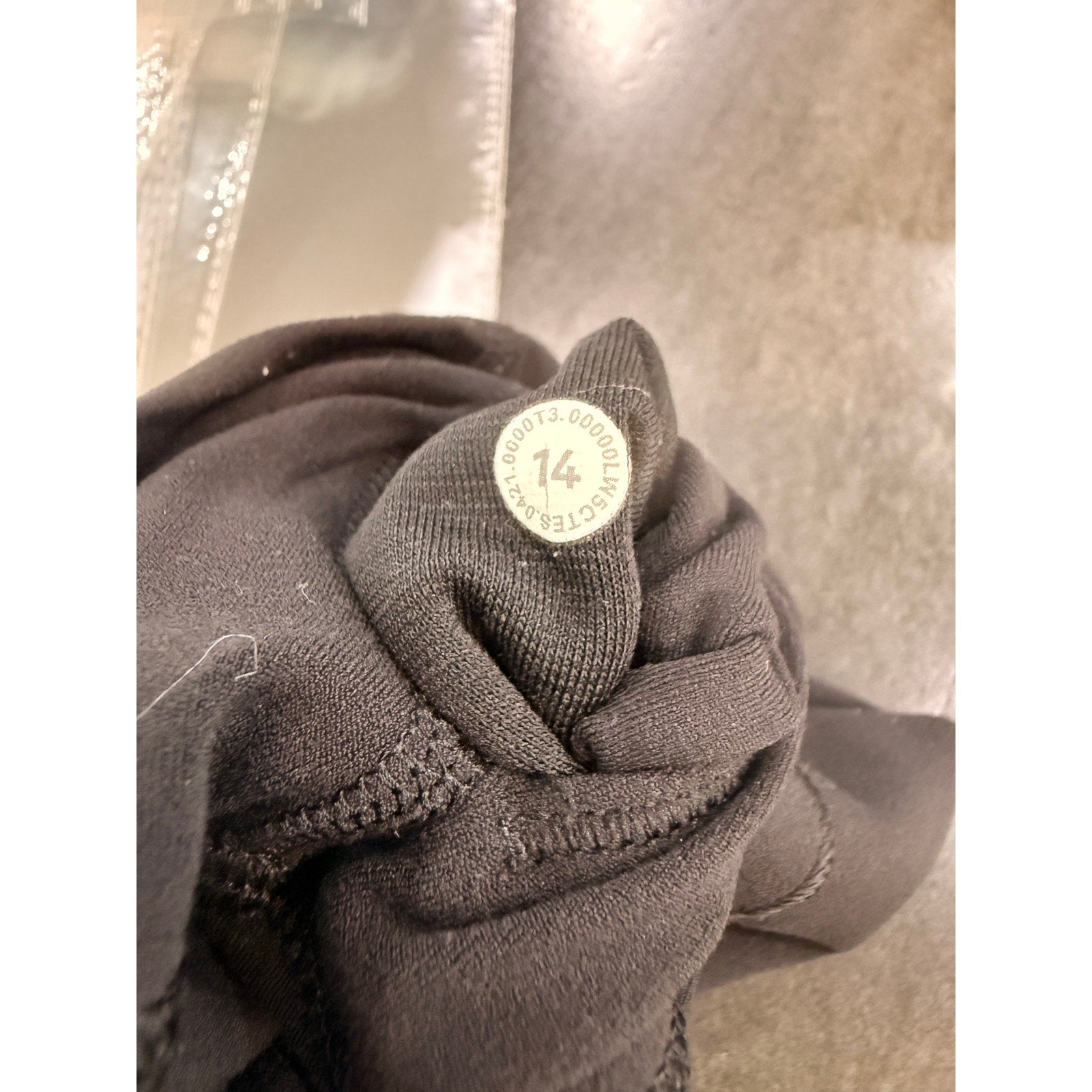 6458 LULULEMON Align Pant 28" Black sz 14 *LOVED **PILLING in GUSSET