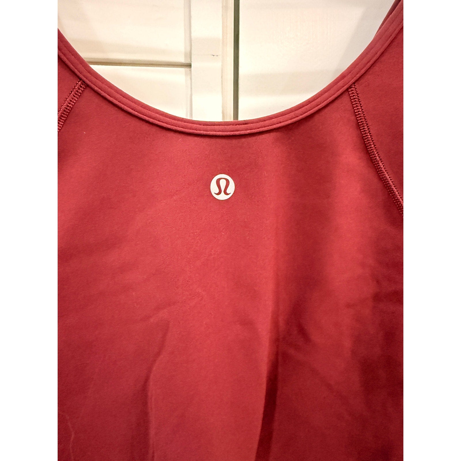 6424 - Lululemon Align Long Sleeve Shirt in Red Merlot Sz 10