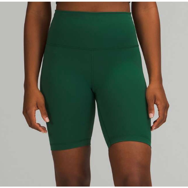 6705 - Lululemon Wunder Train High-Rise Short 8" Everglade Green