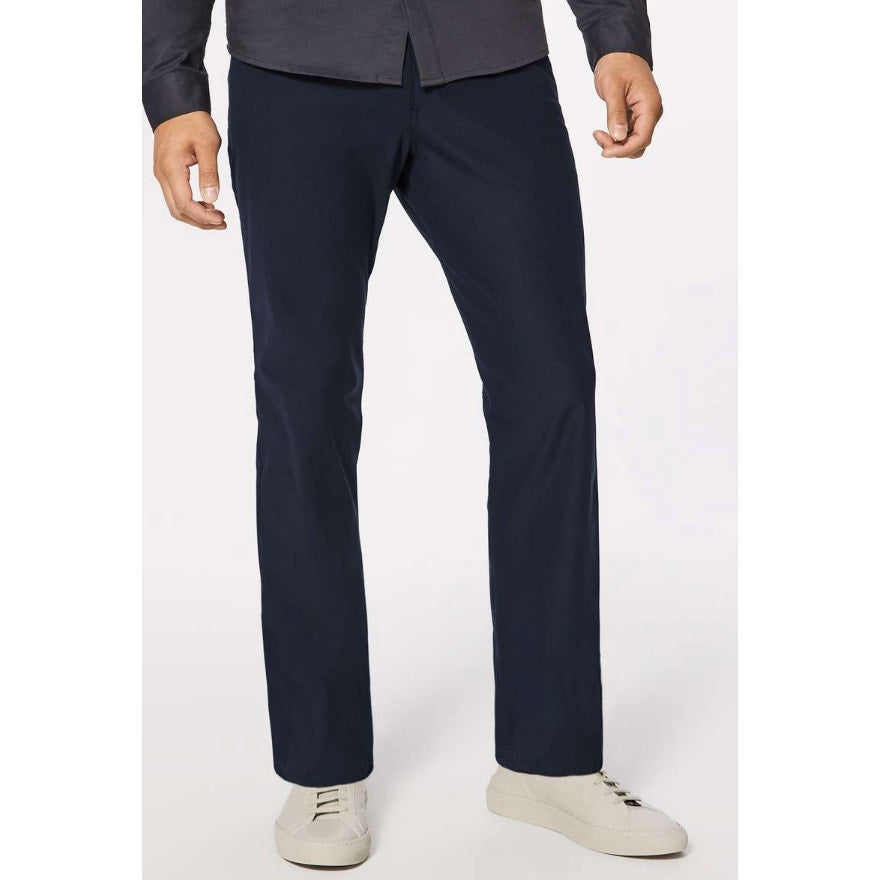 412 - LULULEMON ABC Pant Classic *34" Classic Navy in 34W
