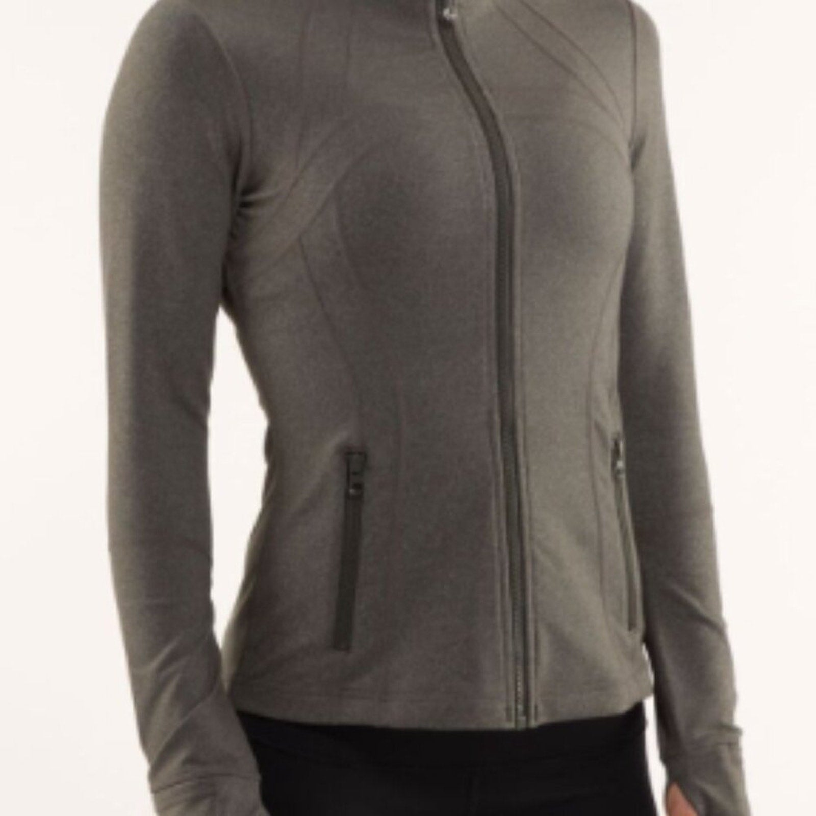 (6241) LULULEMON Define Jacket Sz 10 *EUC Heathered Wren / Wren