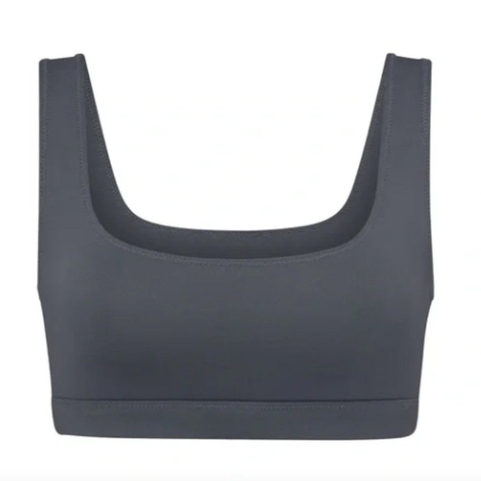 (2413) SKIMS NWT SWIM TANK BIKINI TOP in GUNMETAL Sz Xl *SOLD OUT