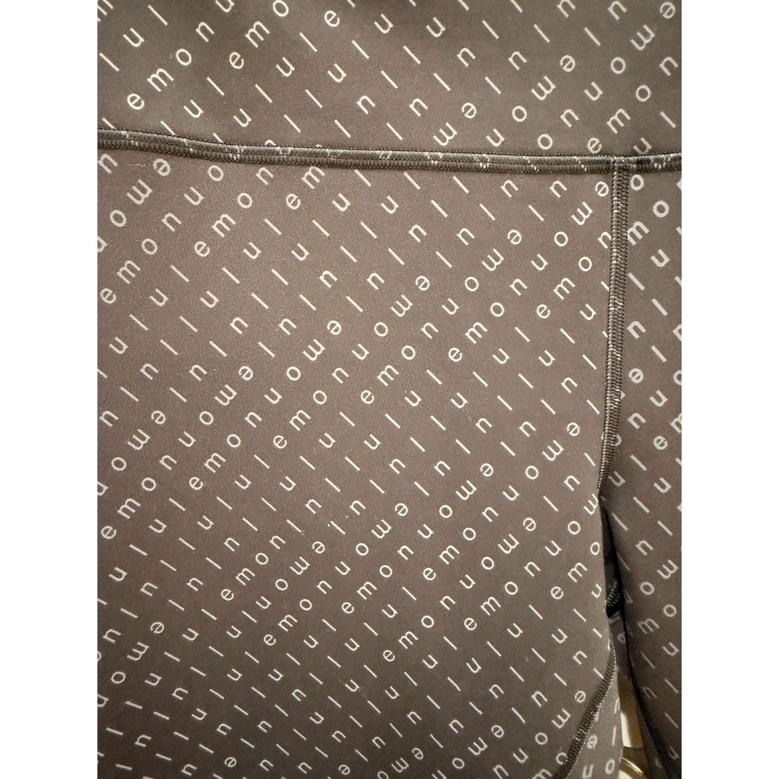 6735 Lululemon Wunder Train High-Rise Tight 25" Mirrorify Blk Sz 14 *RARE