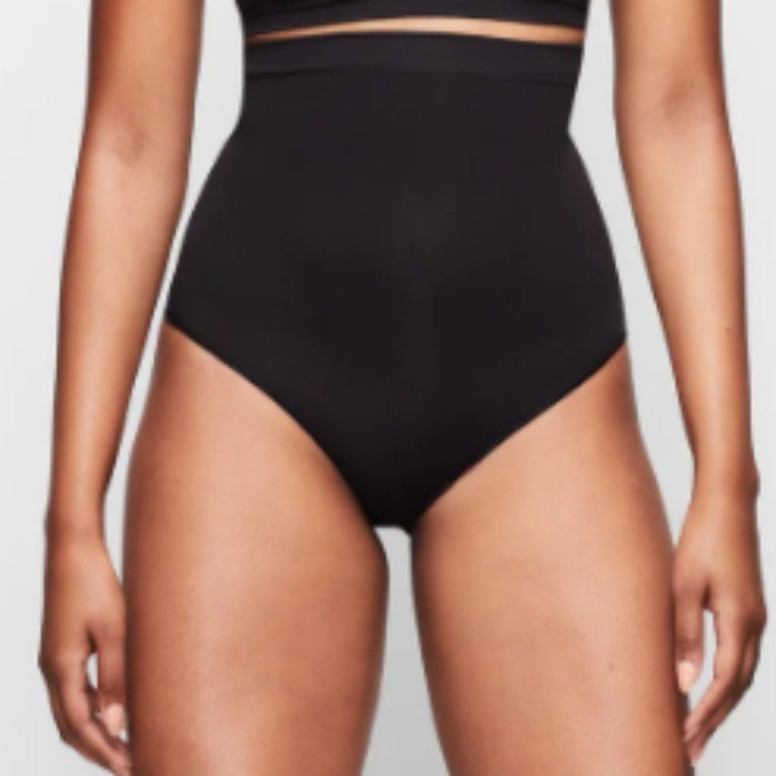 (2449) SKIMS SEAMLESS SCULPT HIGH-WAISTED BRIEF - ONYX Sz 2X/3X