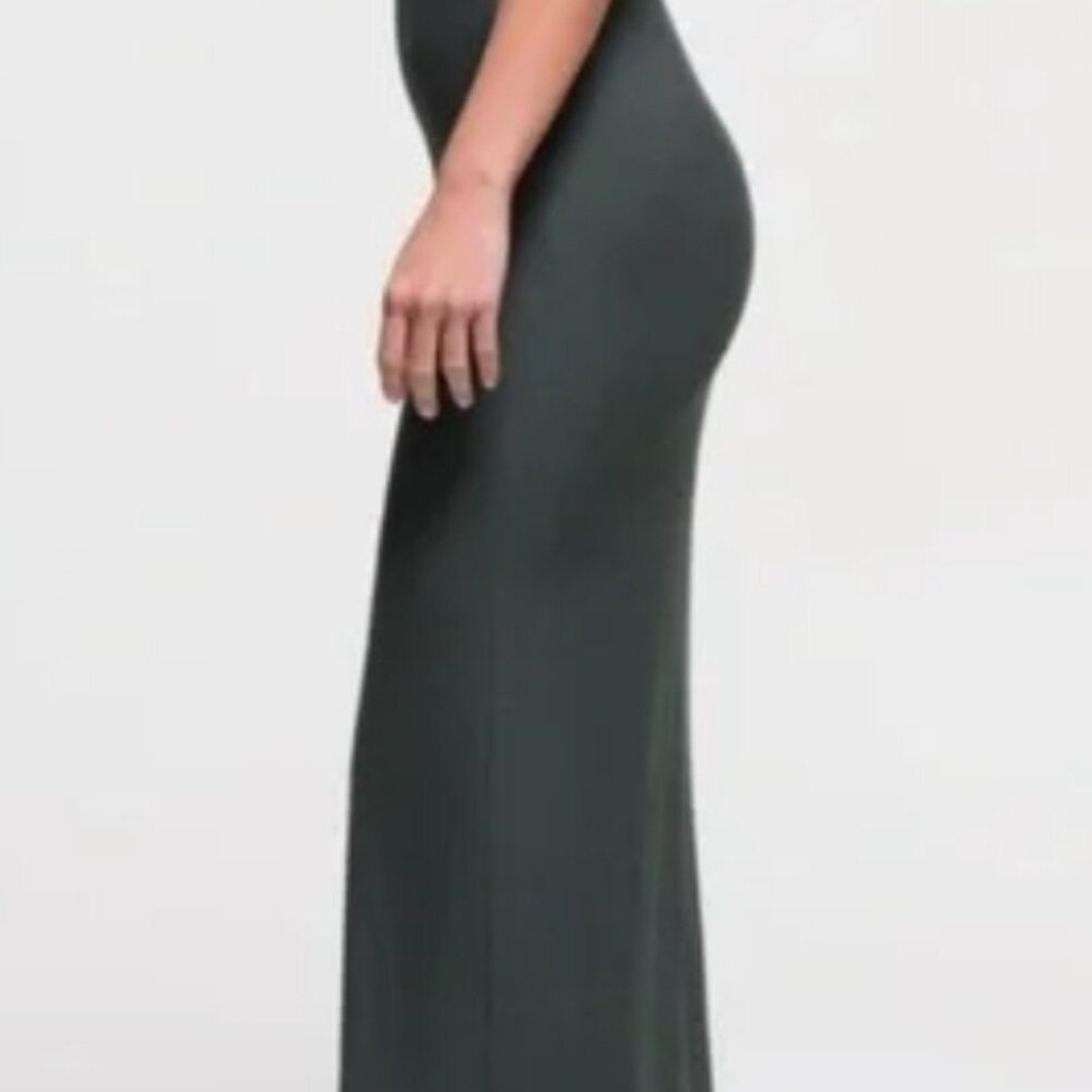309 NWT SKIMS Soft Lounge Tube Dress in Deep Sea in XL