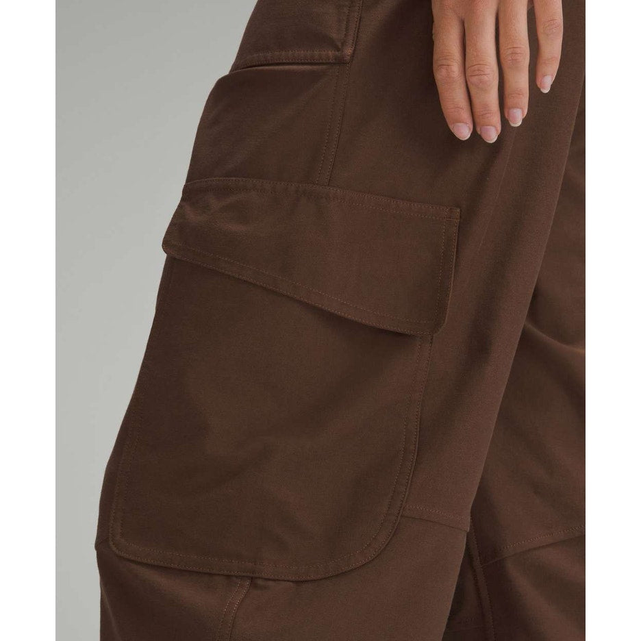 0459 Lululemon Light Utilitech Cargo Pocket High-Rise Pant Java Sz 27"