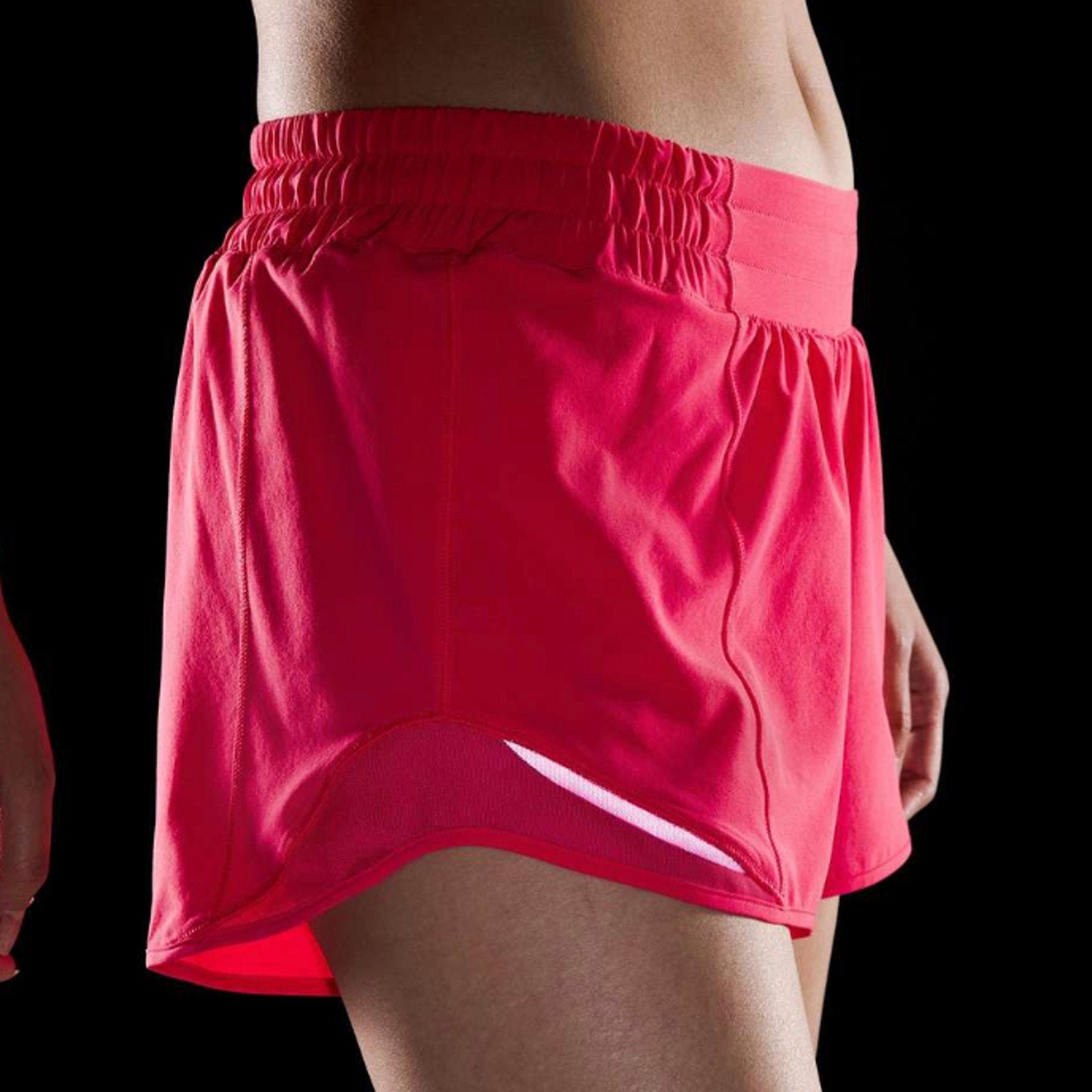 6569 NWT Lululemon Hotty Hot Low-Rise Lined Short 4" Lip Gloss in Sz 8