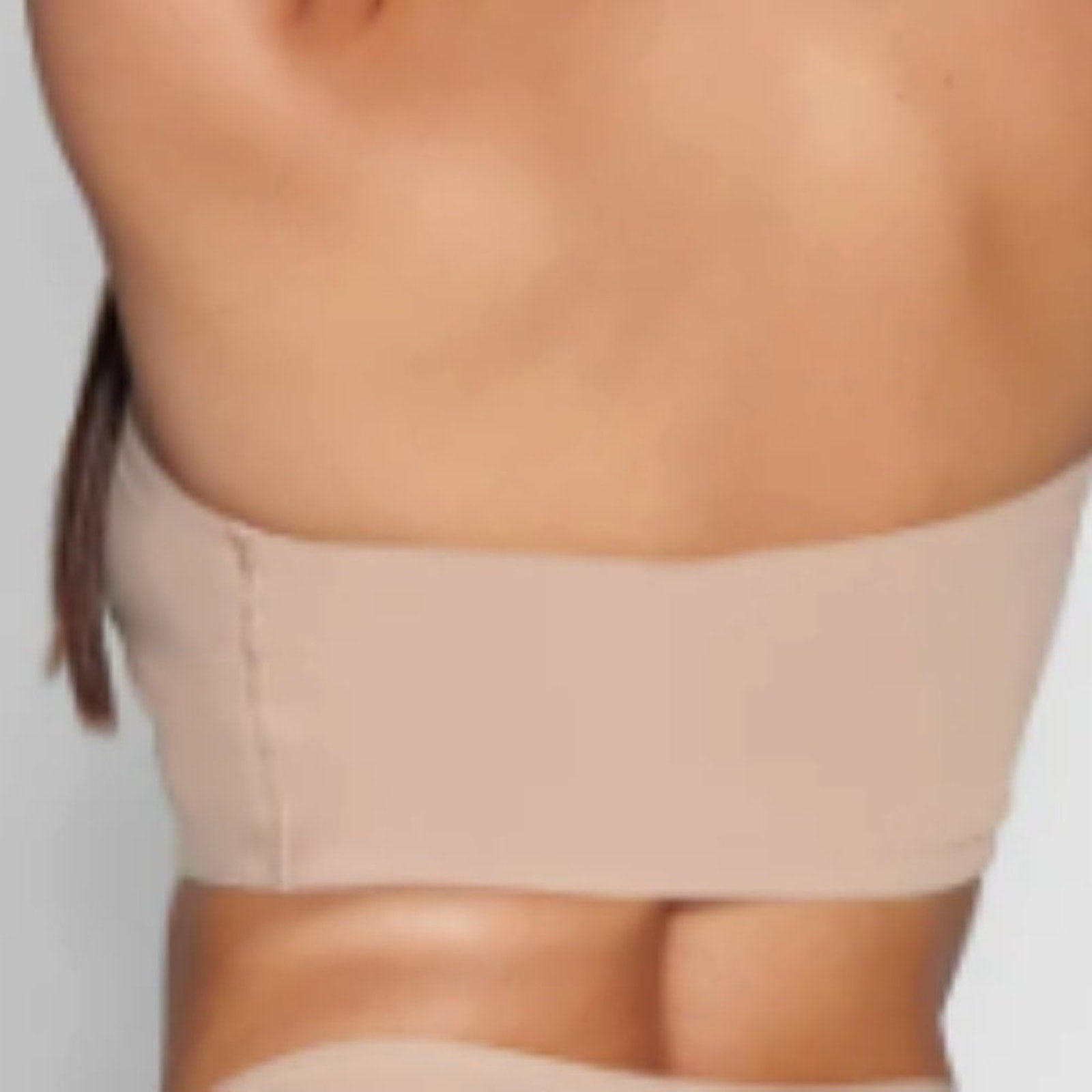 (2460) SKIMS FITS EVERYBODY BANDEAU BRA - CLAY in XL No Tag