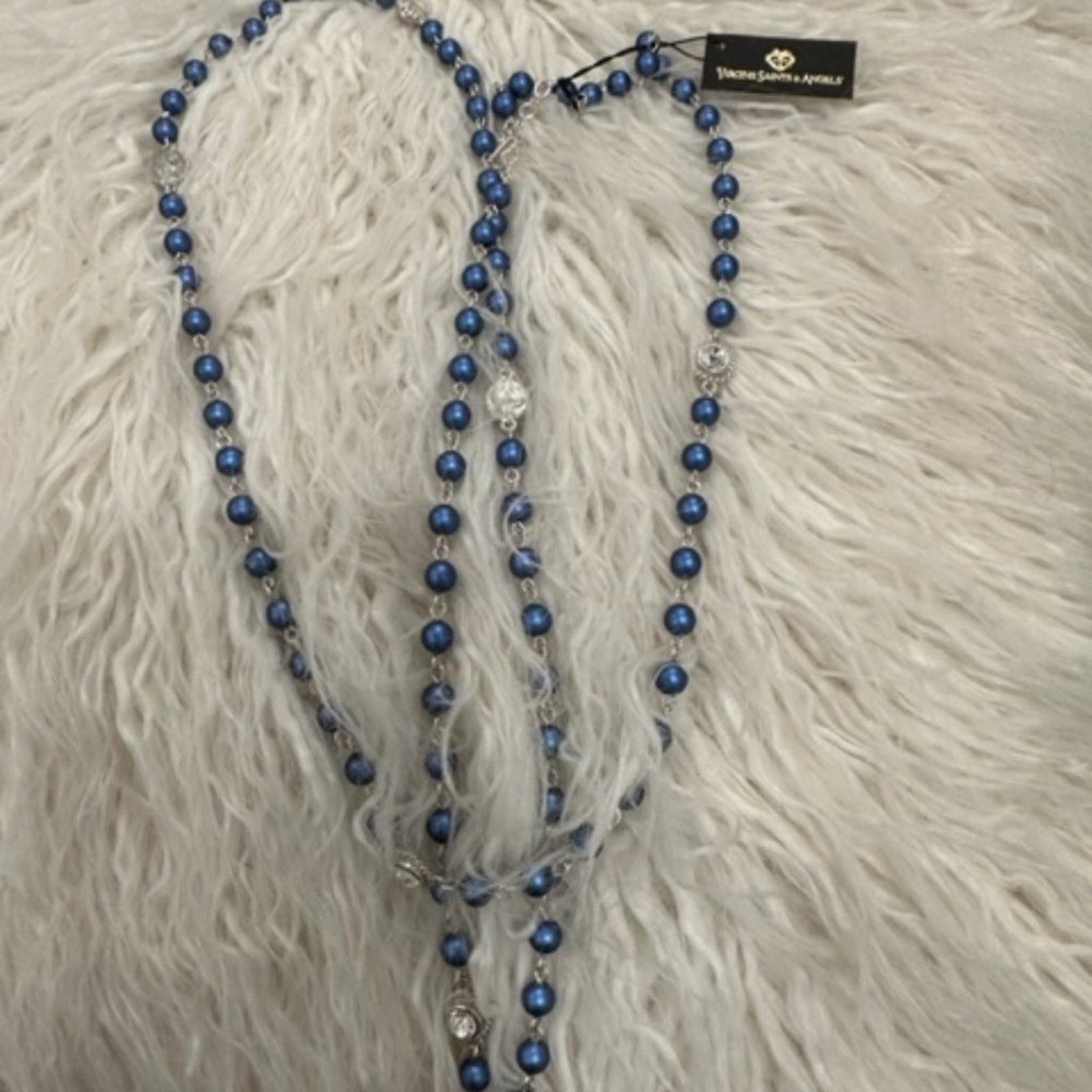 🆕  VSA - VIRGINS SAINTS & ANGELS LAPIS NECKLACE