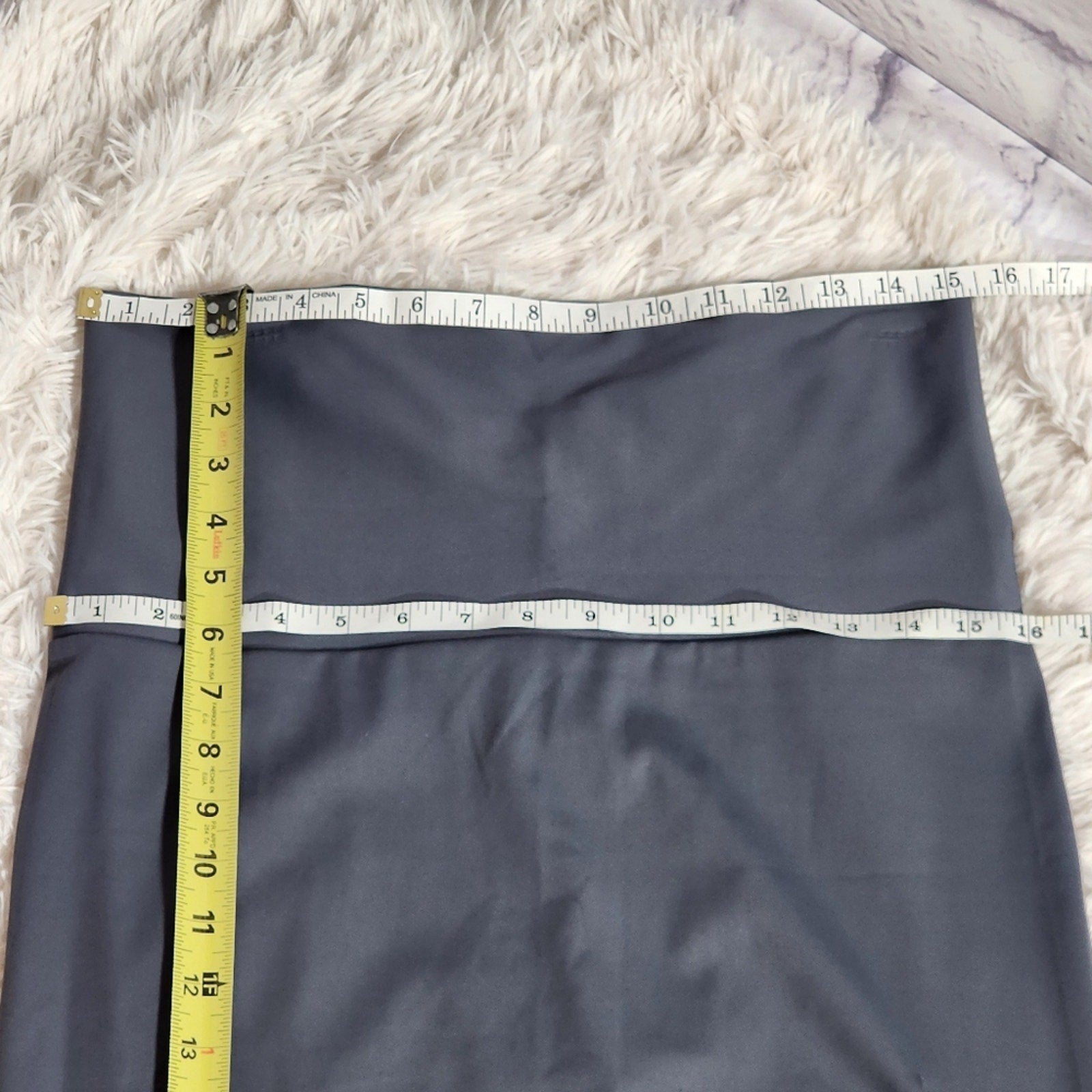 SKIMS SHAPING SWIM LONG SKIRT/ GUNMETAL/ LARGE/ NWT