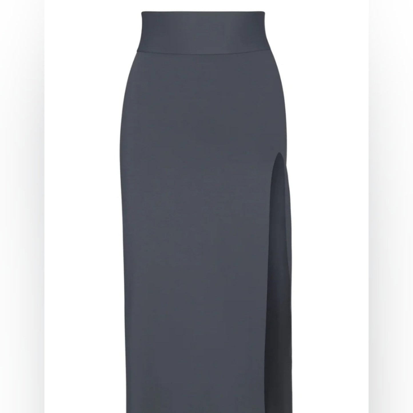 SKIMS SHAPING SWIM LONG SKIRT/ GUNMETAL/ LARGE/ NWT