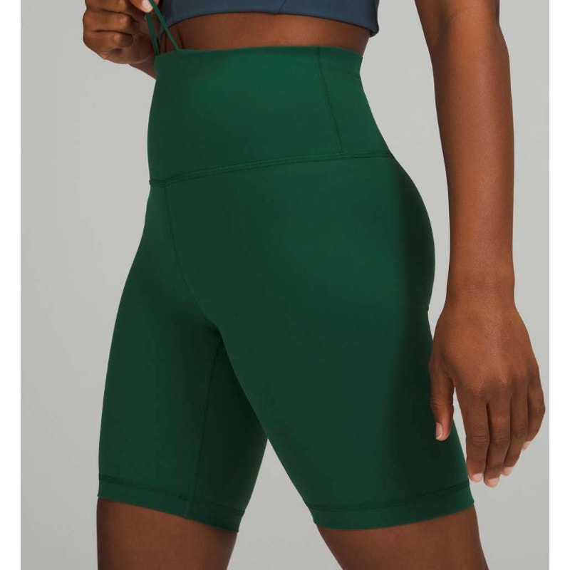 6705 - Lululemon Wunder Train High-Rise Short 8" Everglade Green