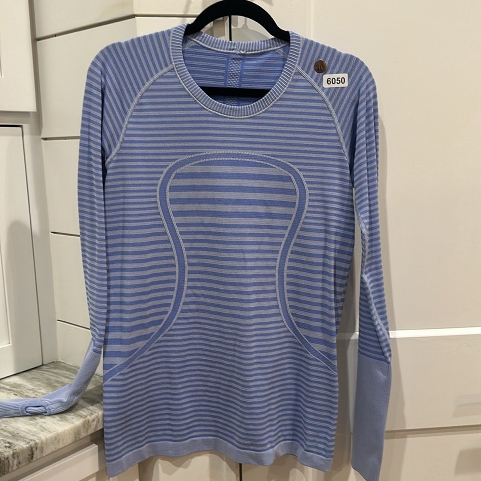 (6050)  🍋 LULULEMON RUN: Swiftly Tech Long Sleeve Crew Sz 10*EUC RARE