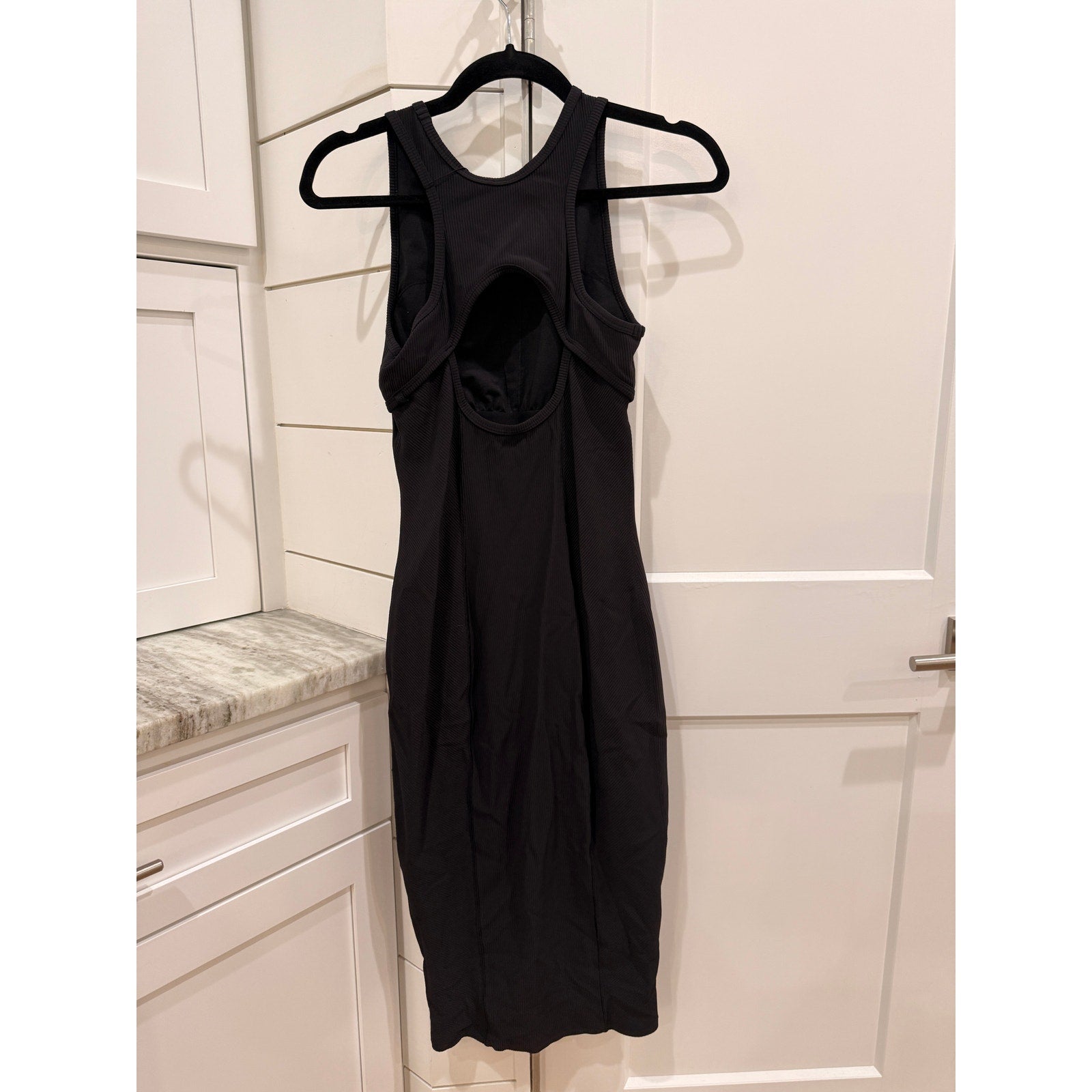 6659 LULULEMON Brunch and Back Dress Black in Sz 4 *LOVED