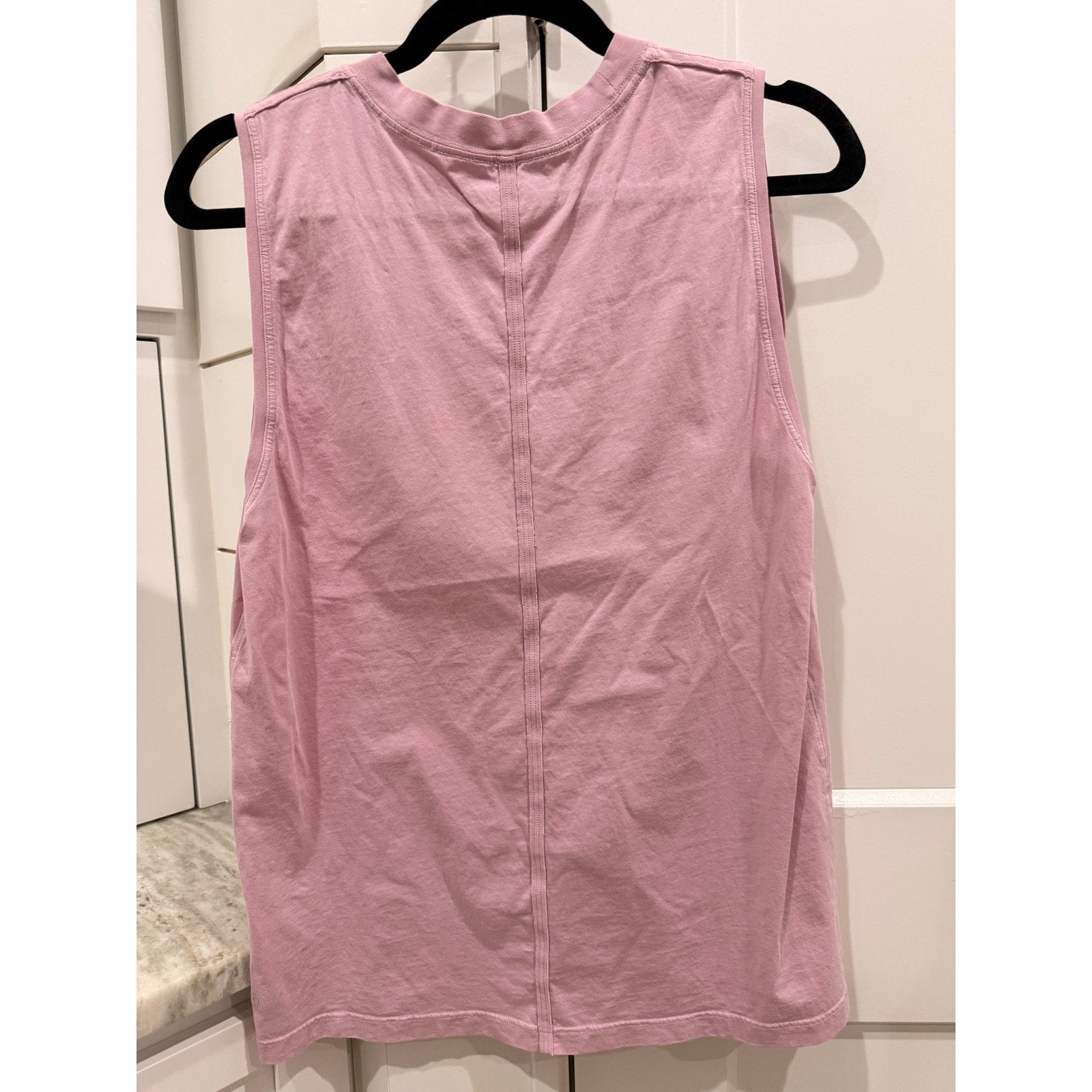 6546 - LULULEMON All Yours Boyfriend Tank Pink Taupe Sz 6 (Oversized)