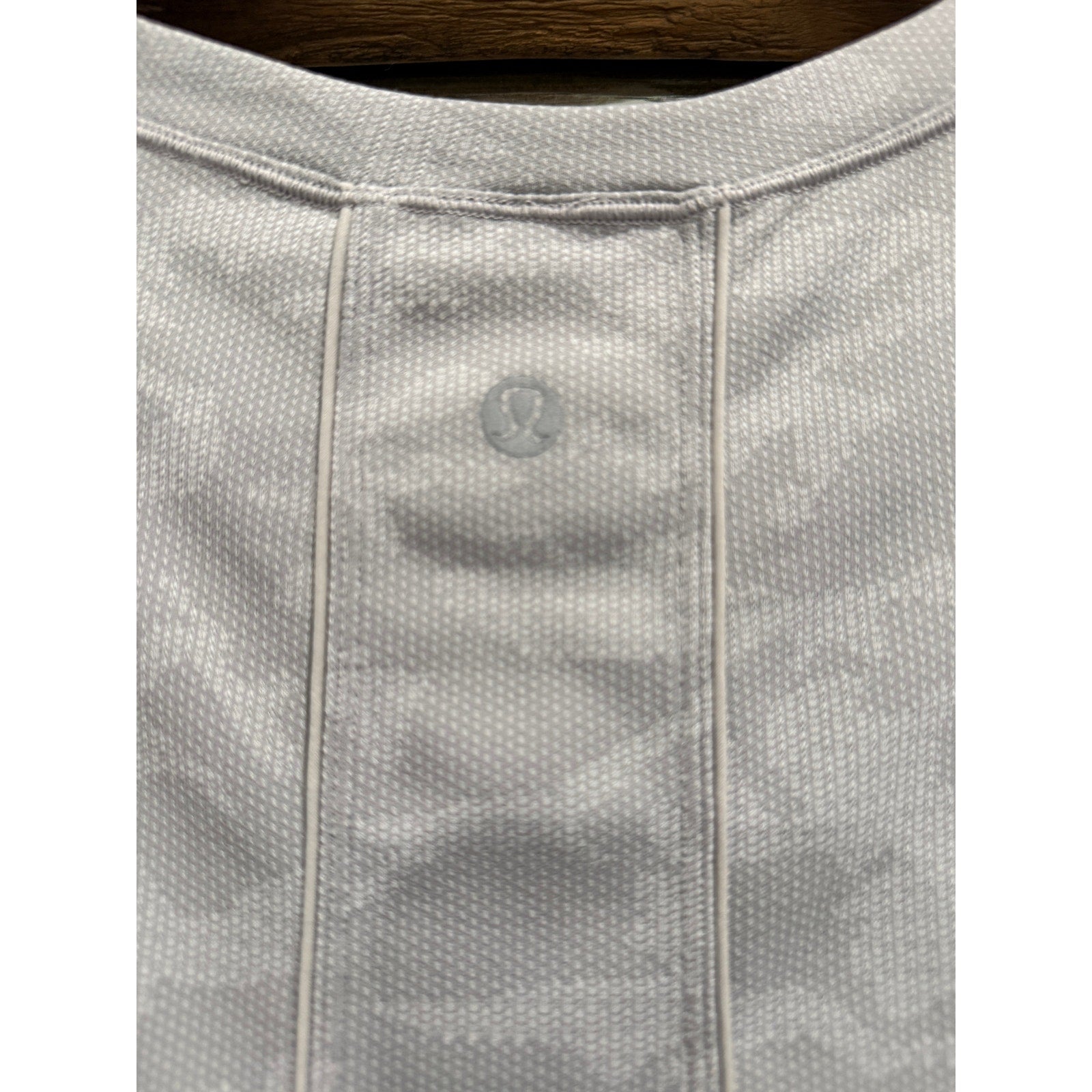 6995 Lululemon Long Distance Short Sleeve Incognito Camo SSL Silver Drop Alpine z 12