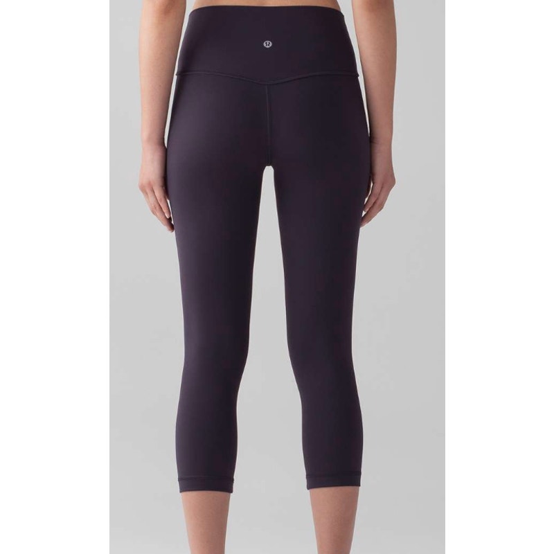 6480 LULULEMON Align Crop *19 in BLACK in Sz 12 *LOVED