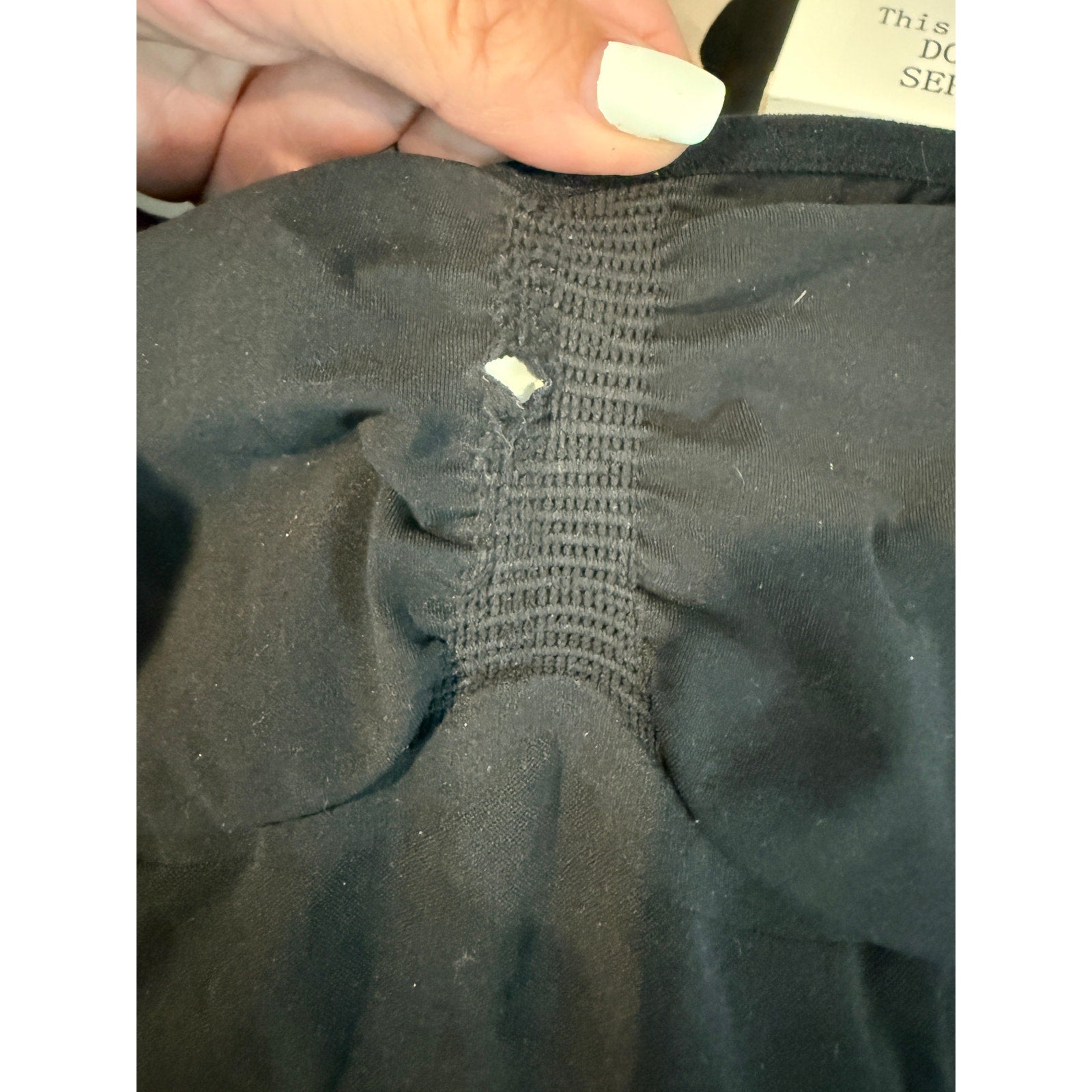 0253 SKIMS SEAMLESS SCULPT BRIEF BODYSUIT on ONXY in 2XL/3XL **FLAW