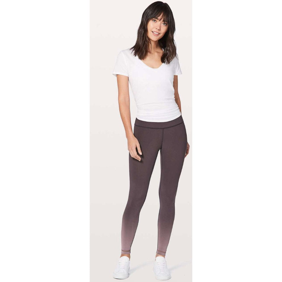 6613 LULULEMON Wunder Under Hi-Rise Tight (Ombre) 28" Ombre Boysenberry Sz 6