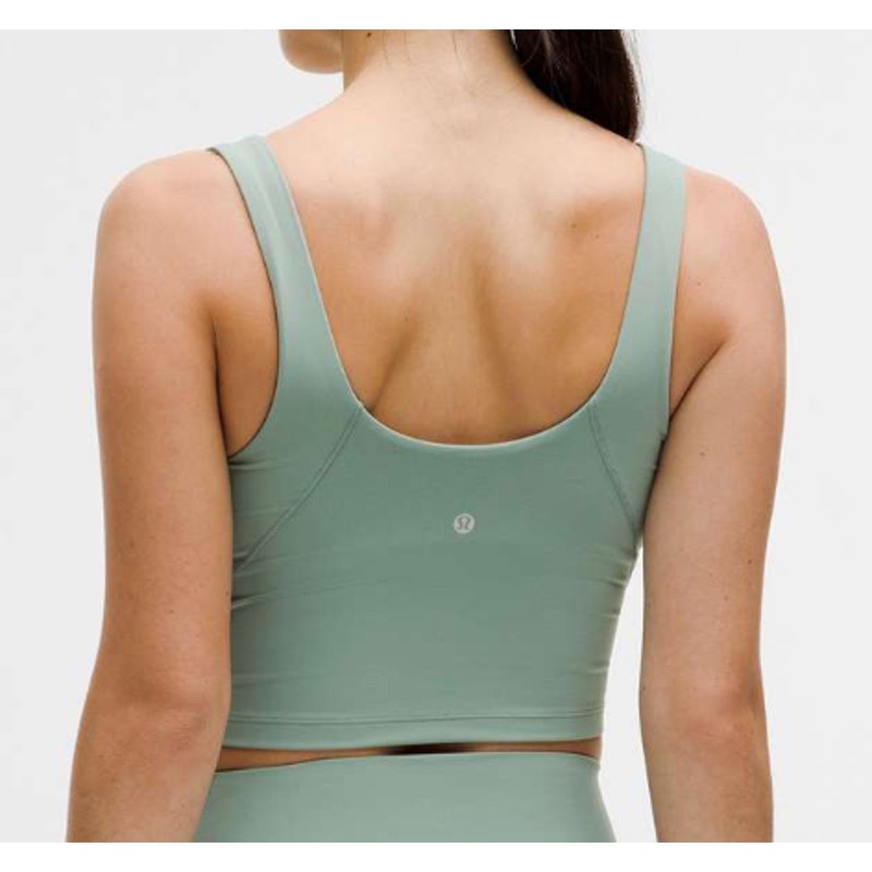 6876 NWT Lululemon Align Tank Top *Light Support, A/B Cup in Crater Blue $68 sz 0