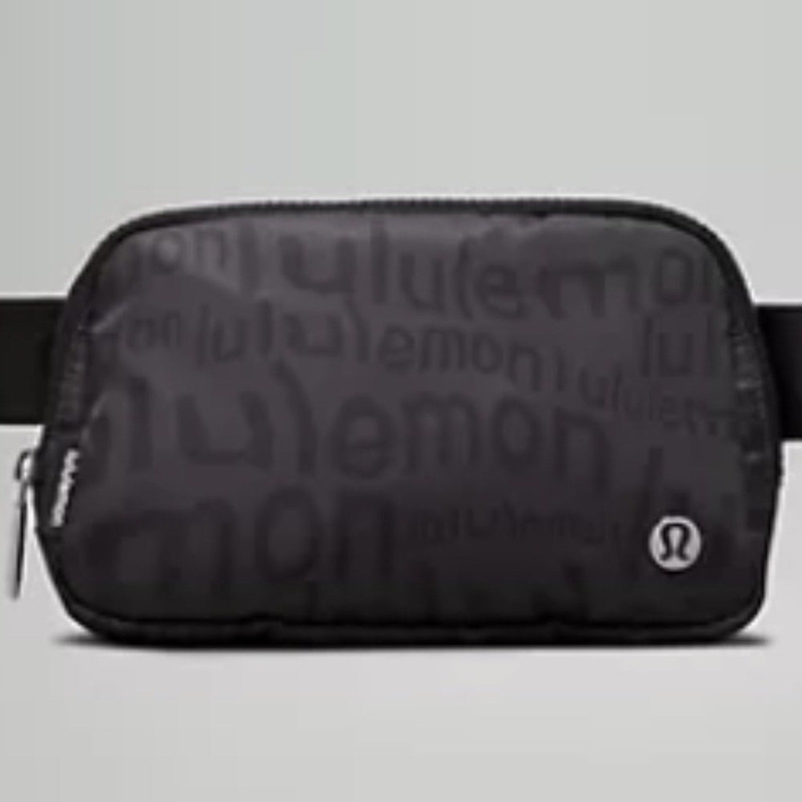 2294 NWT LULULEMON Everywhere Belt Bag 1L Wobbley Wordmark Deep Coal Black