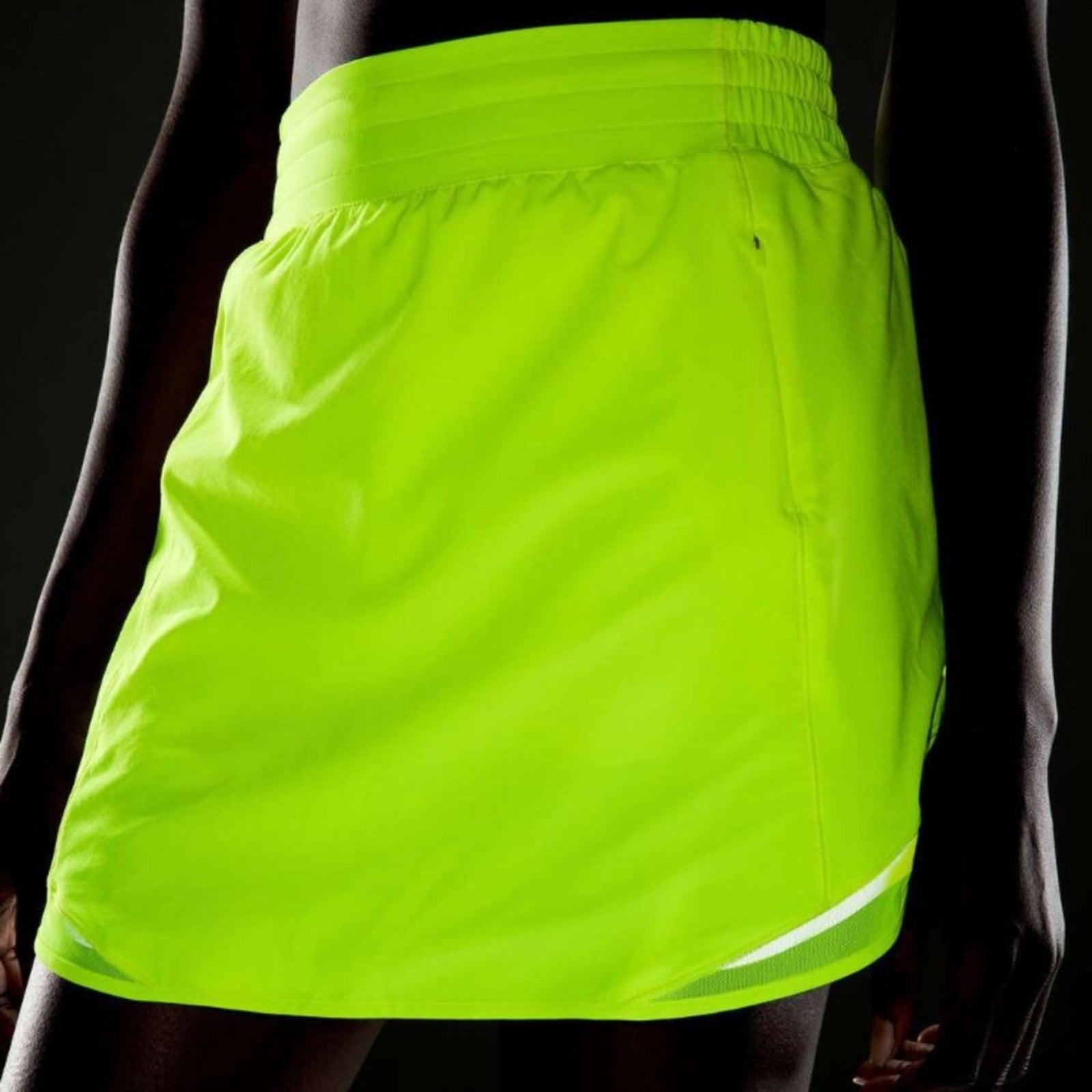 6925 Lululemon Hotty Hot High-Rise Skirt *Long in Highlight Yellow ($78) sz 10