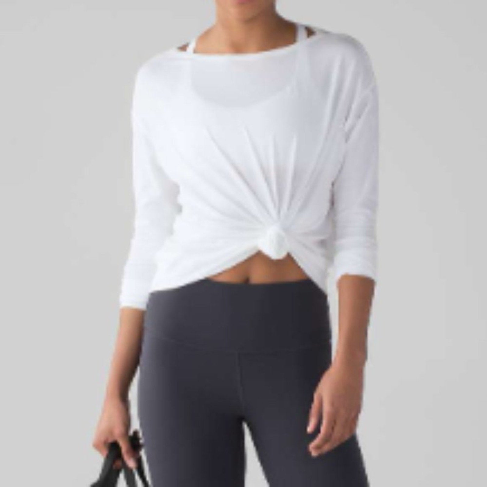 (2200) LULULEMON BACK in ACTION Long Sleeve P2P=22" Oversized
