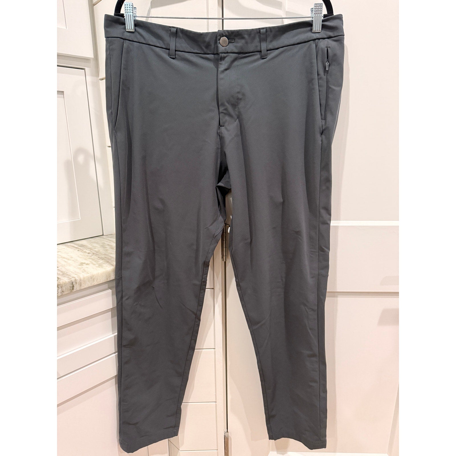 411 - LULULEMON Commission Pant Slim *Warpstreme 34" True Navy 36W