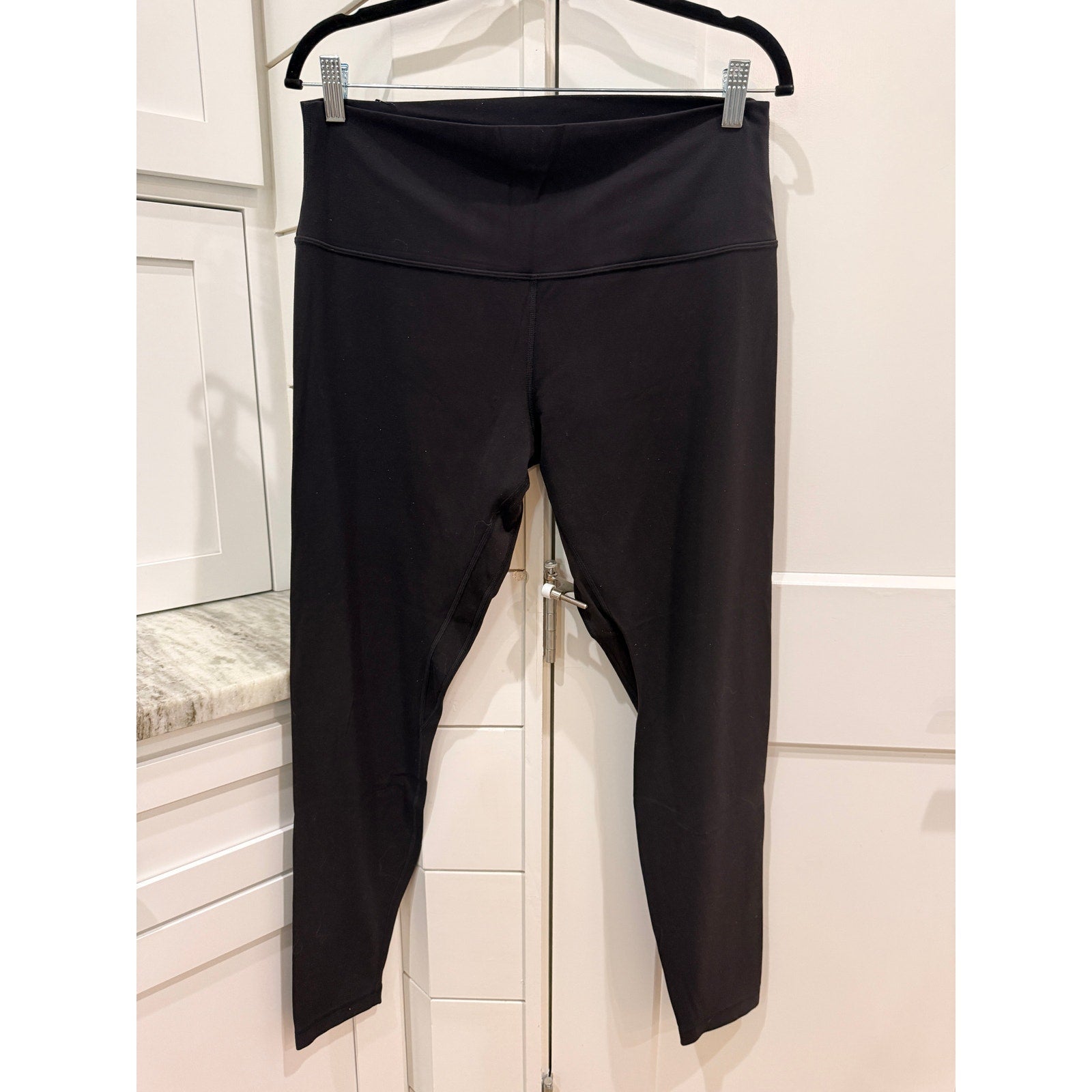 6458 LULULEMON Align Pant 28" Black sz 14 *LOVED **PILLING in GUSSET