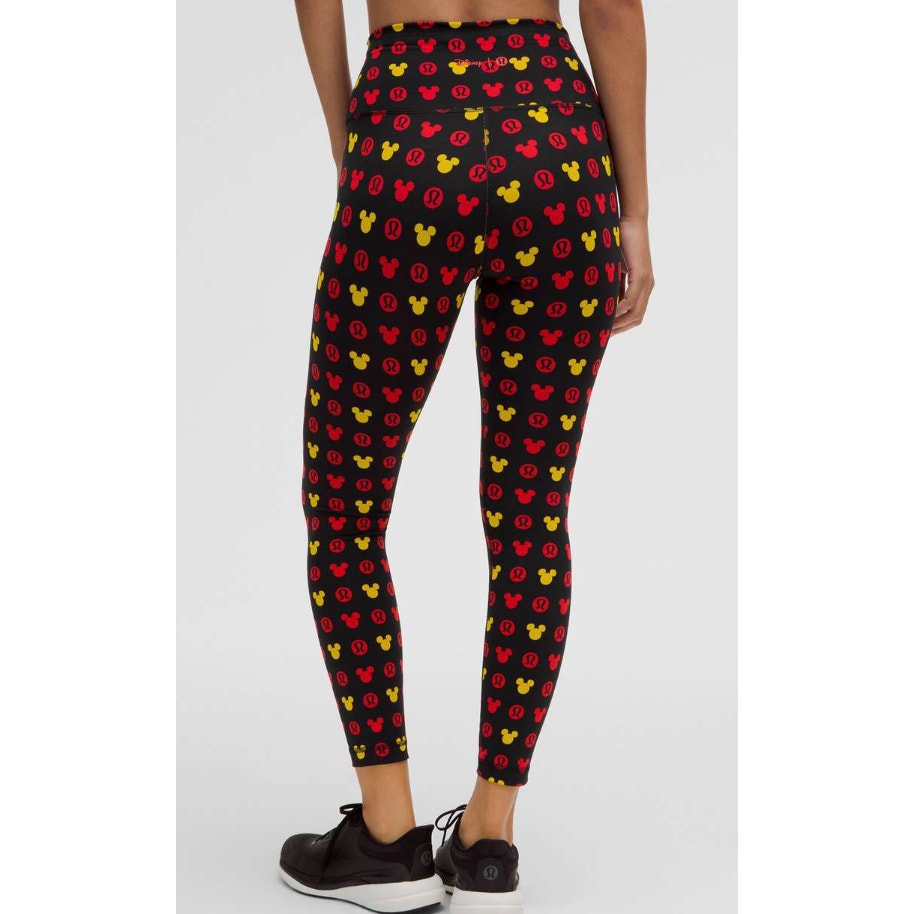 6393 Disney x Lululemon *Wunder Train HighR Tight 25" Disney Classc Multi sz 10