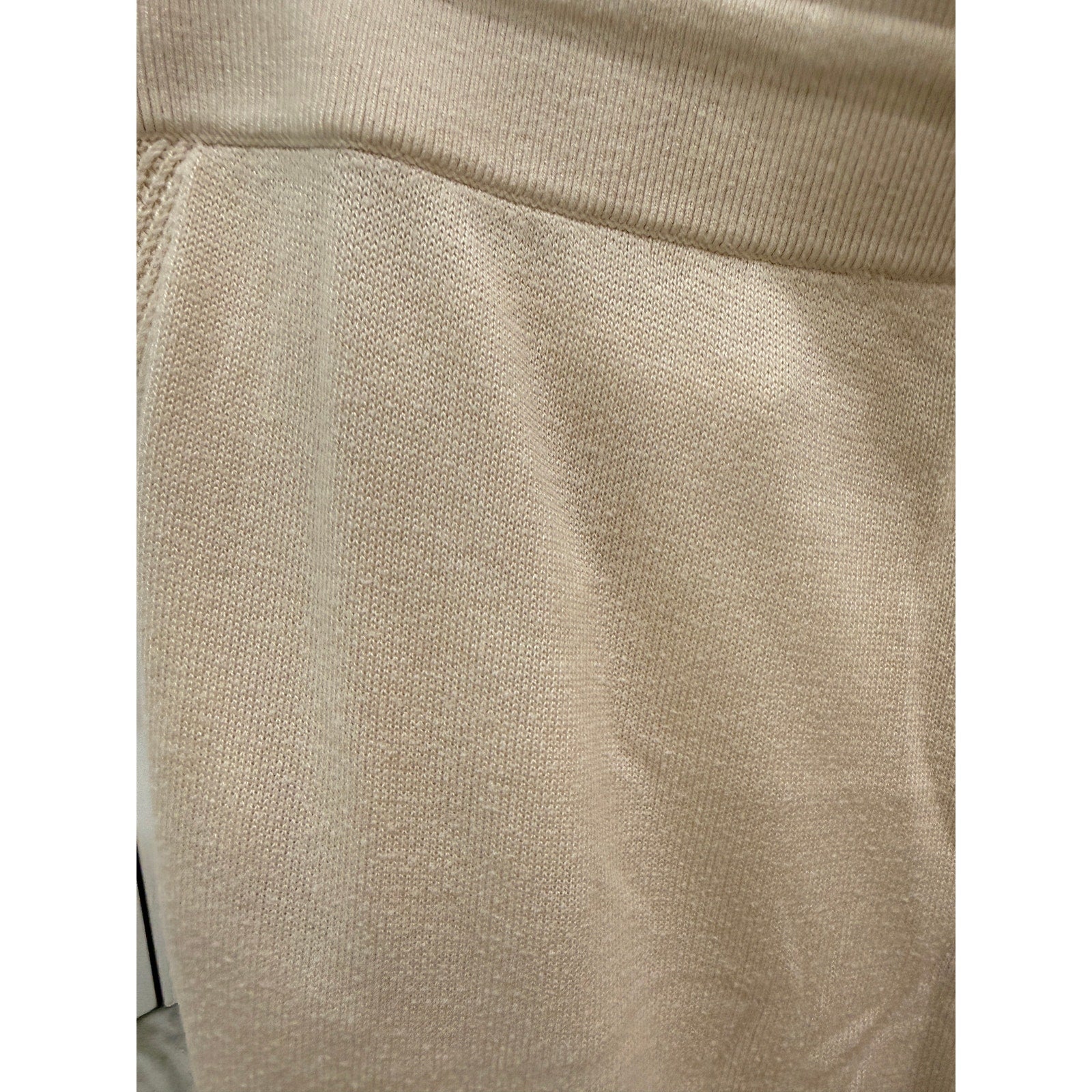 6684 LULULEMON In The Comfort Zone Pant Light Ivory Sz 10 *FLAW *CASHMERE