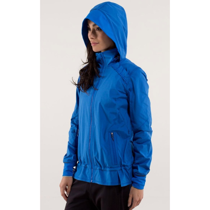 6768 LULULEMON Run: Bandit Jacket Baroque Blue in Sz 8 *EUC