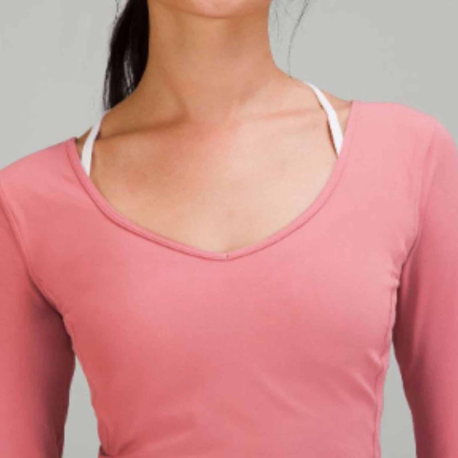 (2170) NWT LULULEMON Align Long Sleeve Shirt Brier Rose Sz 12