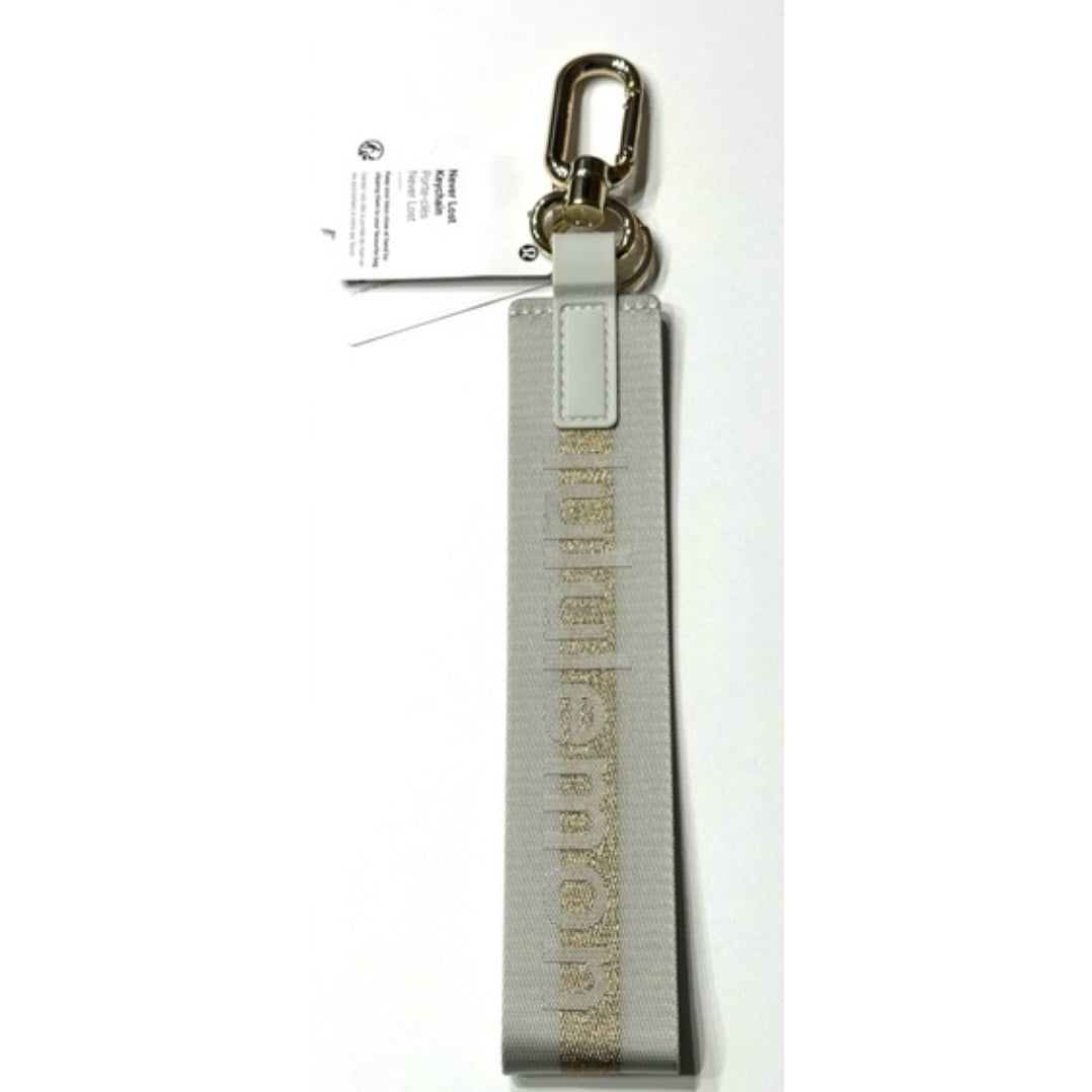 6493/6494 NWT Lululemon Never Lost Keychain- VAPOR GOLD *SOLD OUT