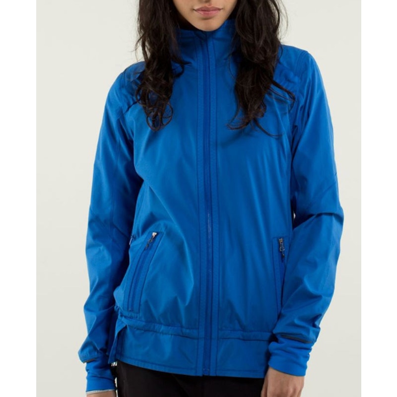 6768 LULULEMON Run: Bandit Jacket Baroque Blue in Sz 8 *EUC