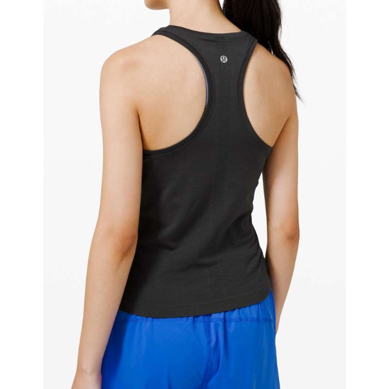 6704 LULULEMON Swiftly Tech Racerback 2.0 *Race Length Black Sz 6