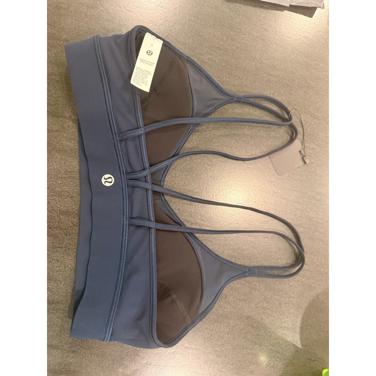 6723 -  Lululemon Anew Bra Black in Sz 6