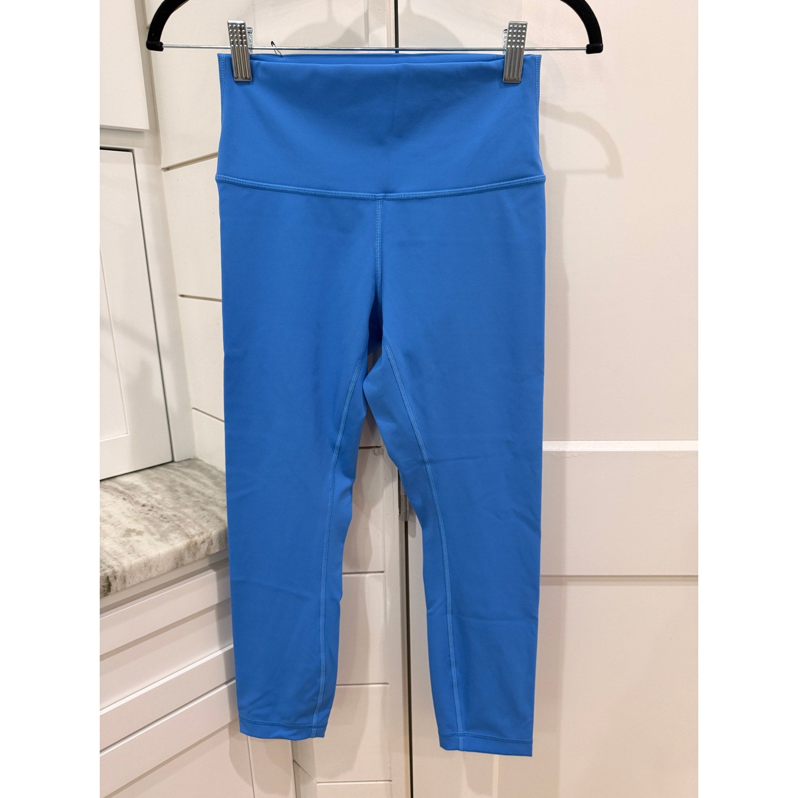 6543 LULULEMON Wunder Under High-Rise Crop 23" Blue Nile Sz 6