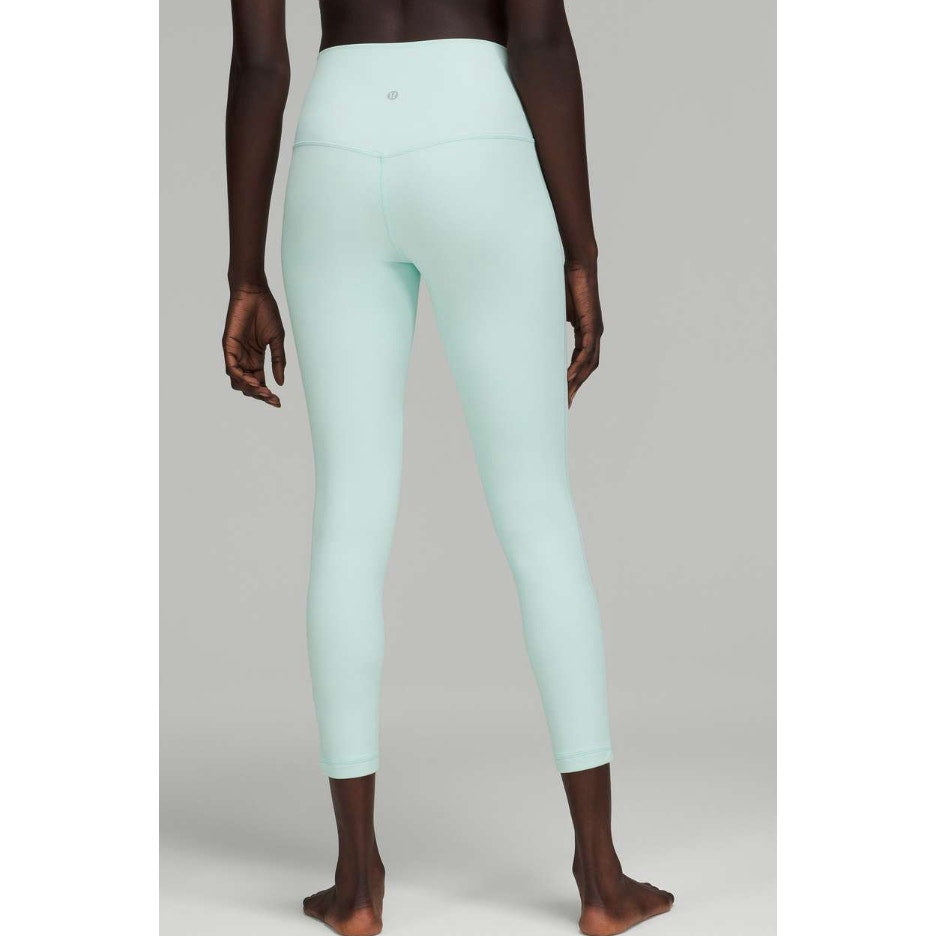 6586 Lululemon Align High-Rise Pant 25" Delicate in Mint in Sz 6
