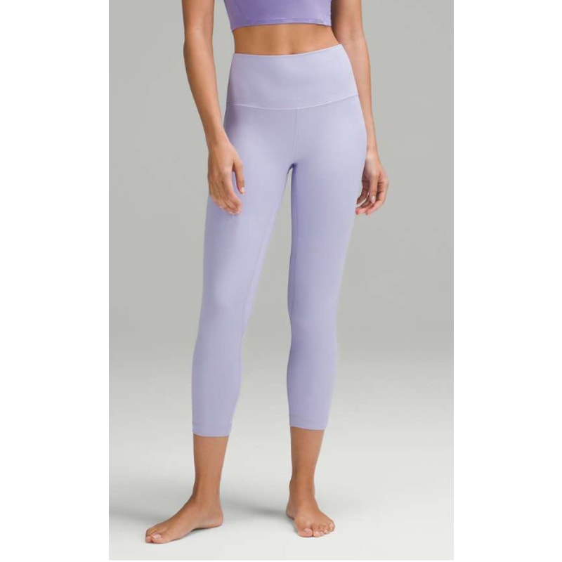 6729 LULULEMON Align High-Rise Crop 23" Lilac Smoke Sz 14 *LOVED