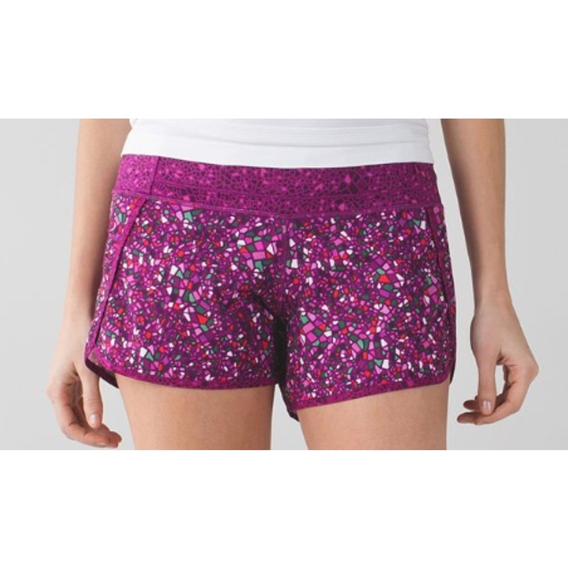 6022 - LULULEMON Run Times Short Paradise Camo