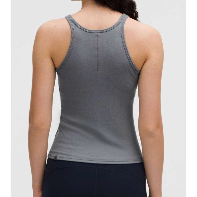 6883 NWT Lululemon Hold Tight Thin Strap Racerback Tank Top Solar Grey Sz 6